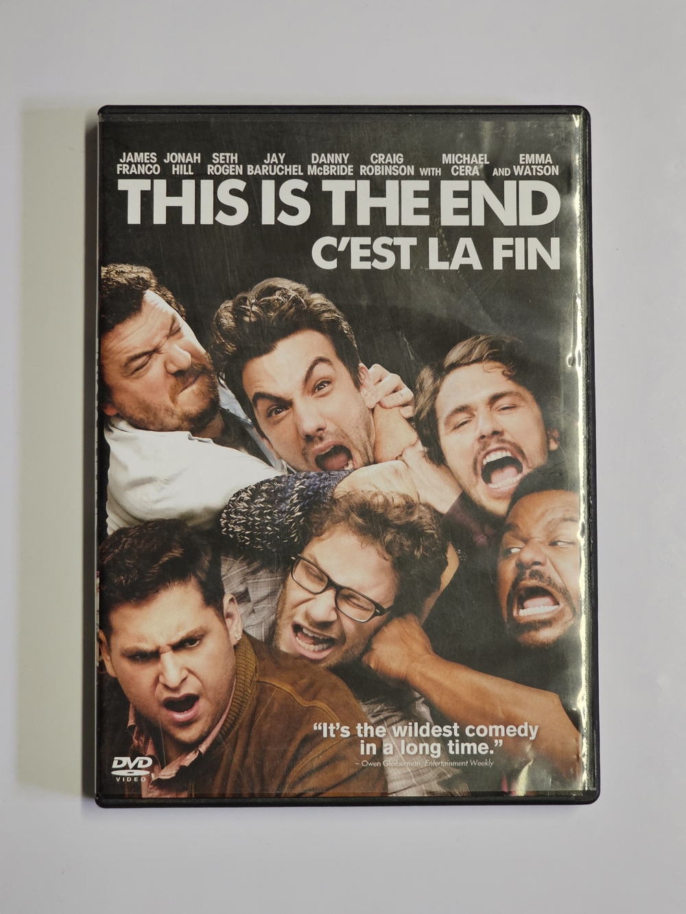 This Is the End DVD Canadian Bilingual C'est la fin Seth Rogen Comedy